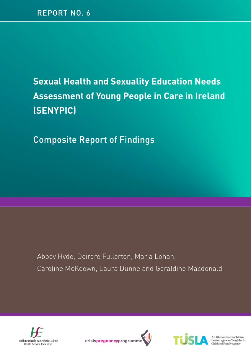 PDF Sexual Health and Sexuality Education Needs Assessment of