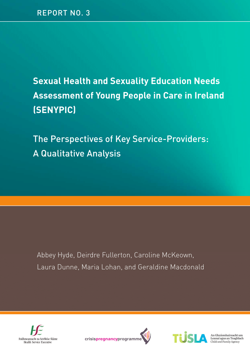 PDF Sexual Health and Sexuality Education Needs Assessment of