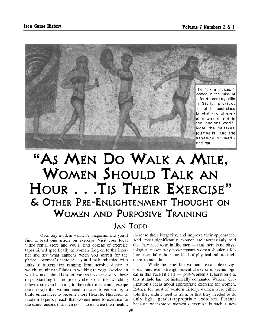 Pdf As Men Do Walk A Mile Women Should Talk An Hour And - 