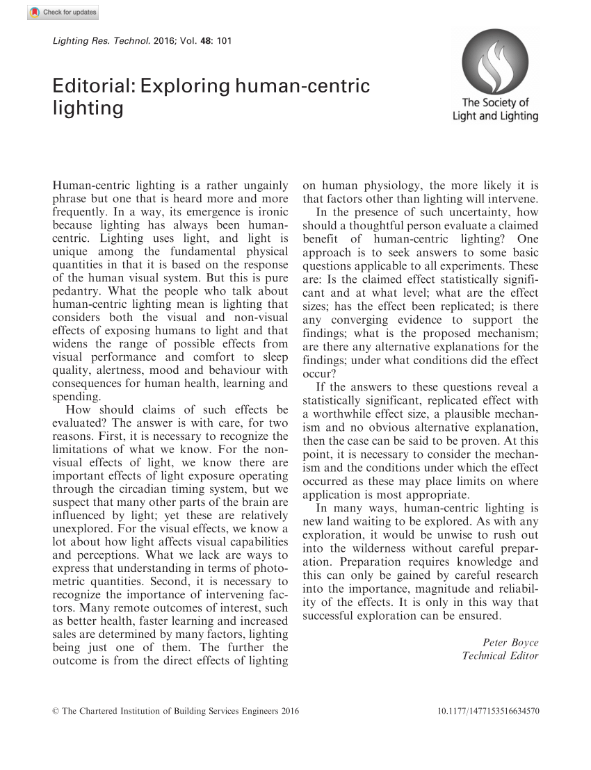 Ringlet der ovre knap PDF) Editorial: Exploring human-centric lighting