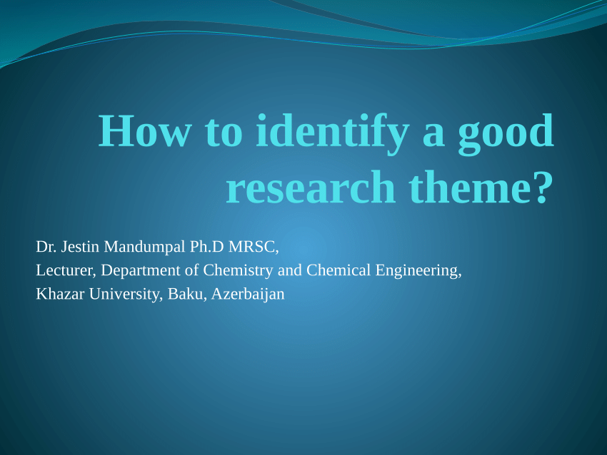 research theme description