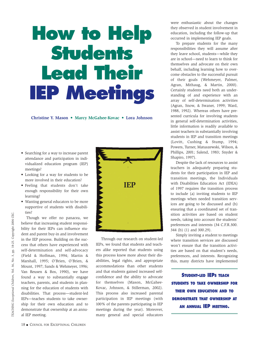 Understanding and preparing for the iep process english edition