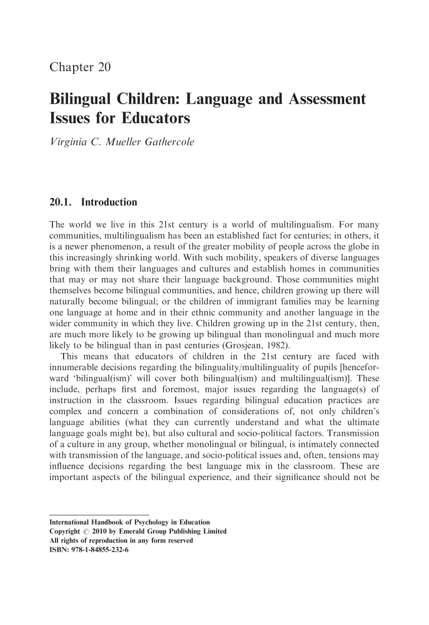 dissertation bilingual education