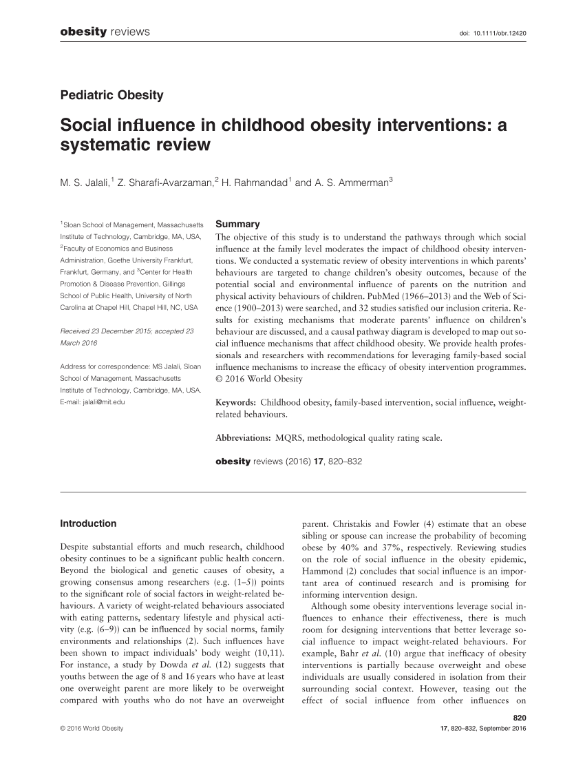school based obesity interventions a literature review