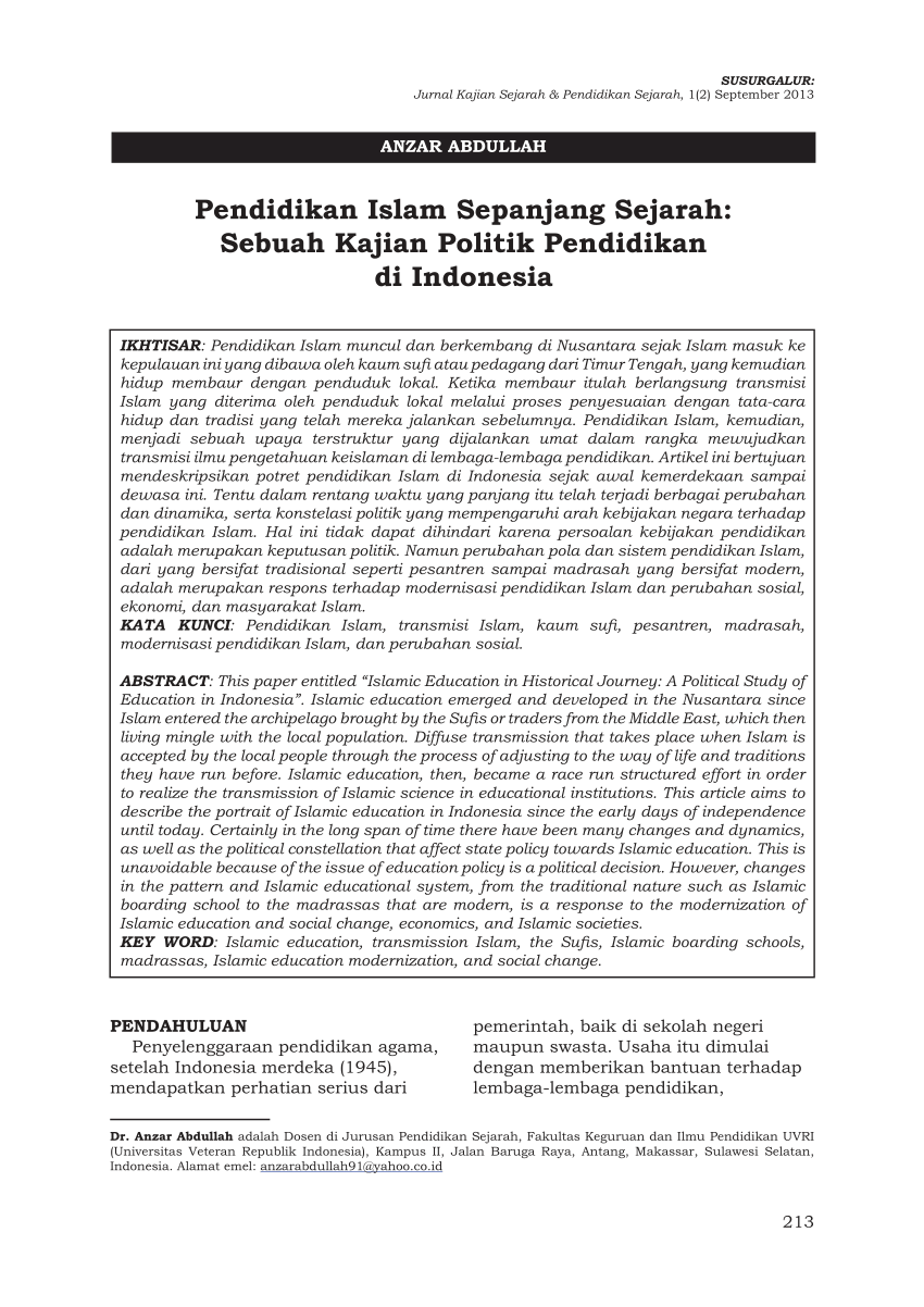 Jurnal Politik Islam Ebook