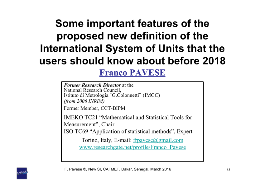 Pdf Some Important Features Of The Proposed New Definition