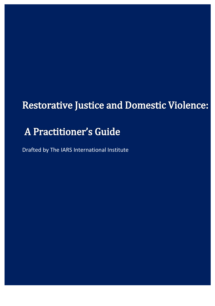 domestic violence and restorative justice essay
