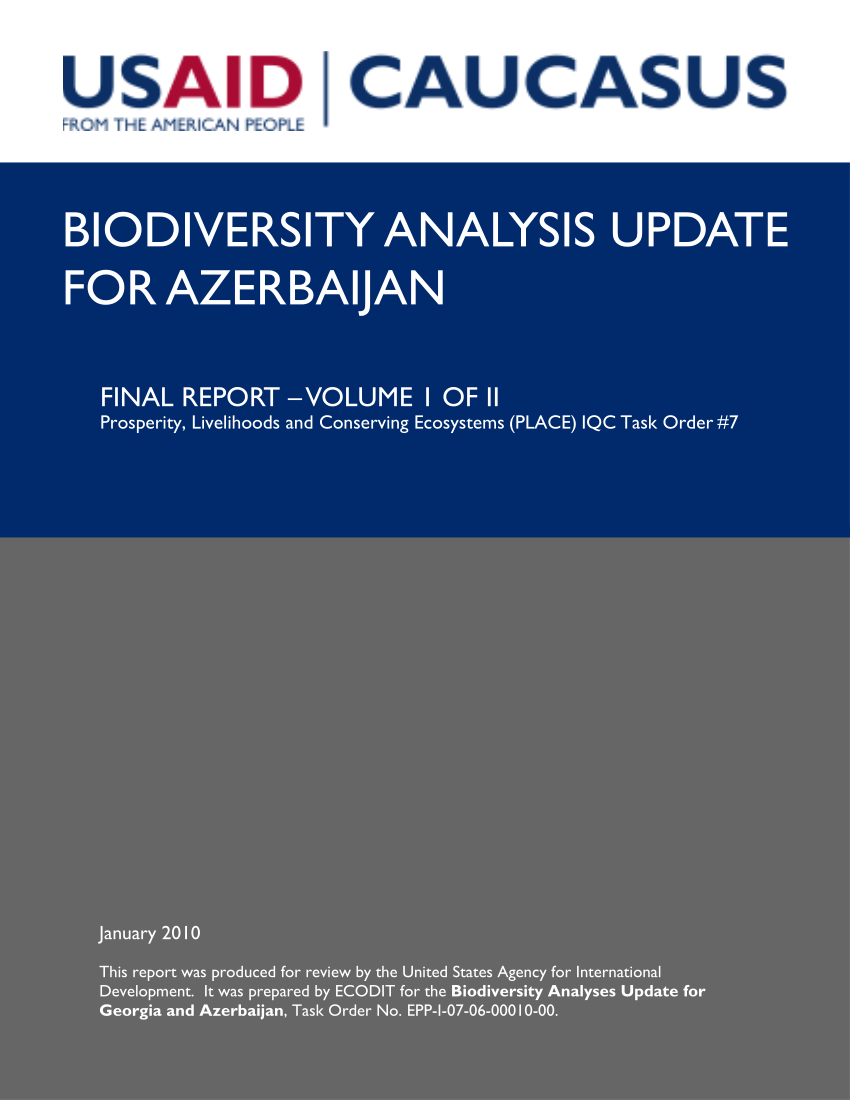biodiversity research update