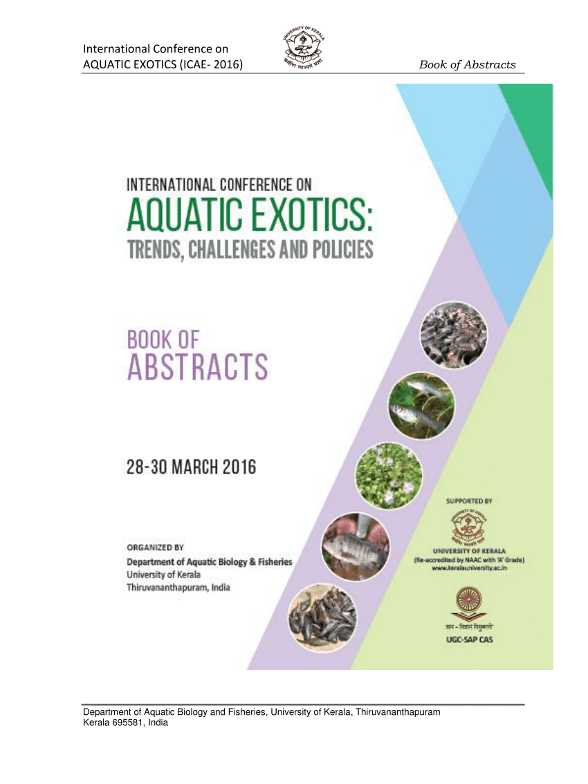 (PDF) International Conference on Aquatic Exotics, Trends, Challenges