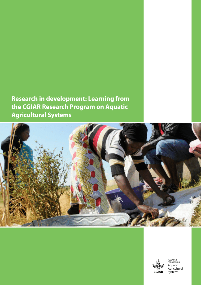 PDF Research in development Lessons from the CGIAR Research  