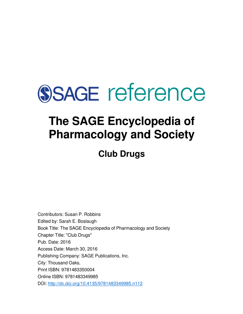 club drug research paper