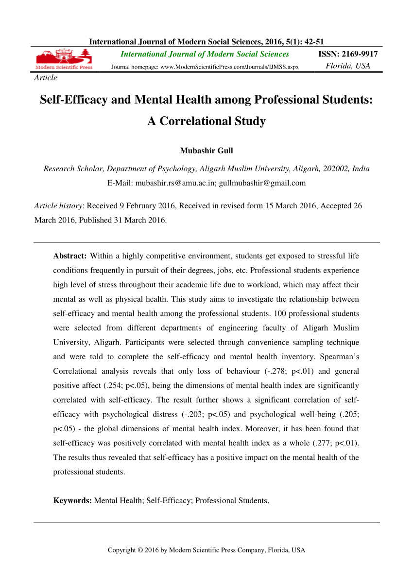 research paper on mental health professionals