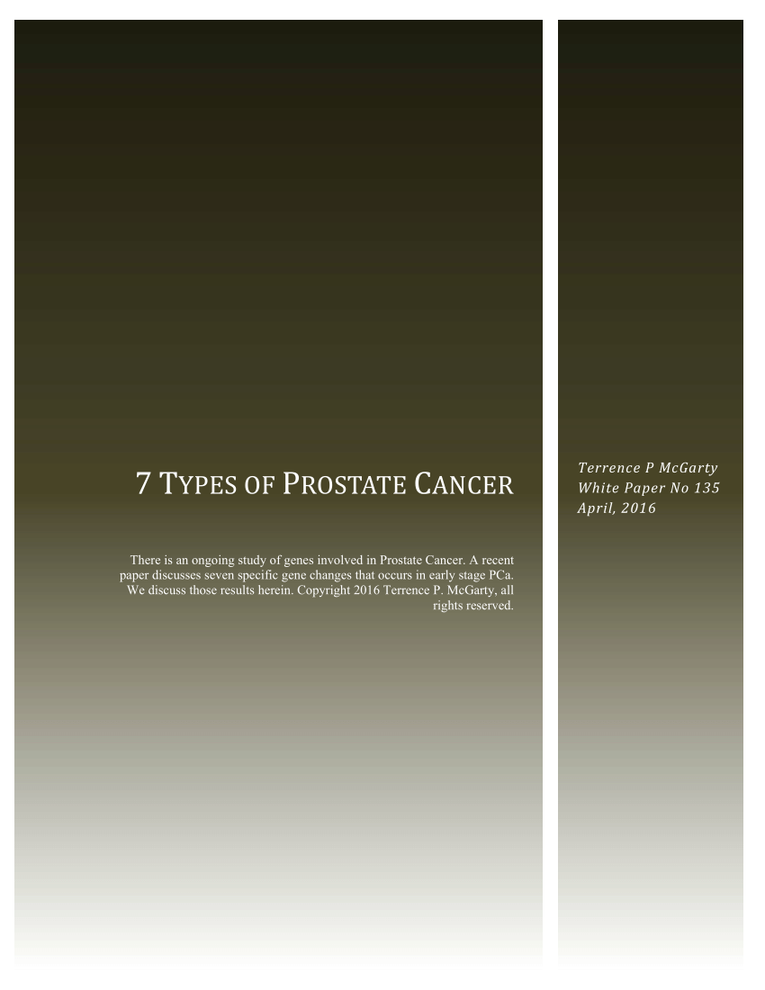 prostate cancer types pdf)