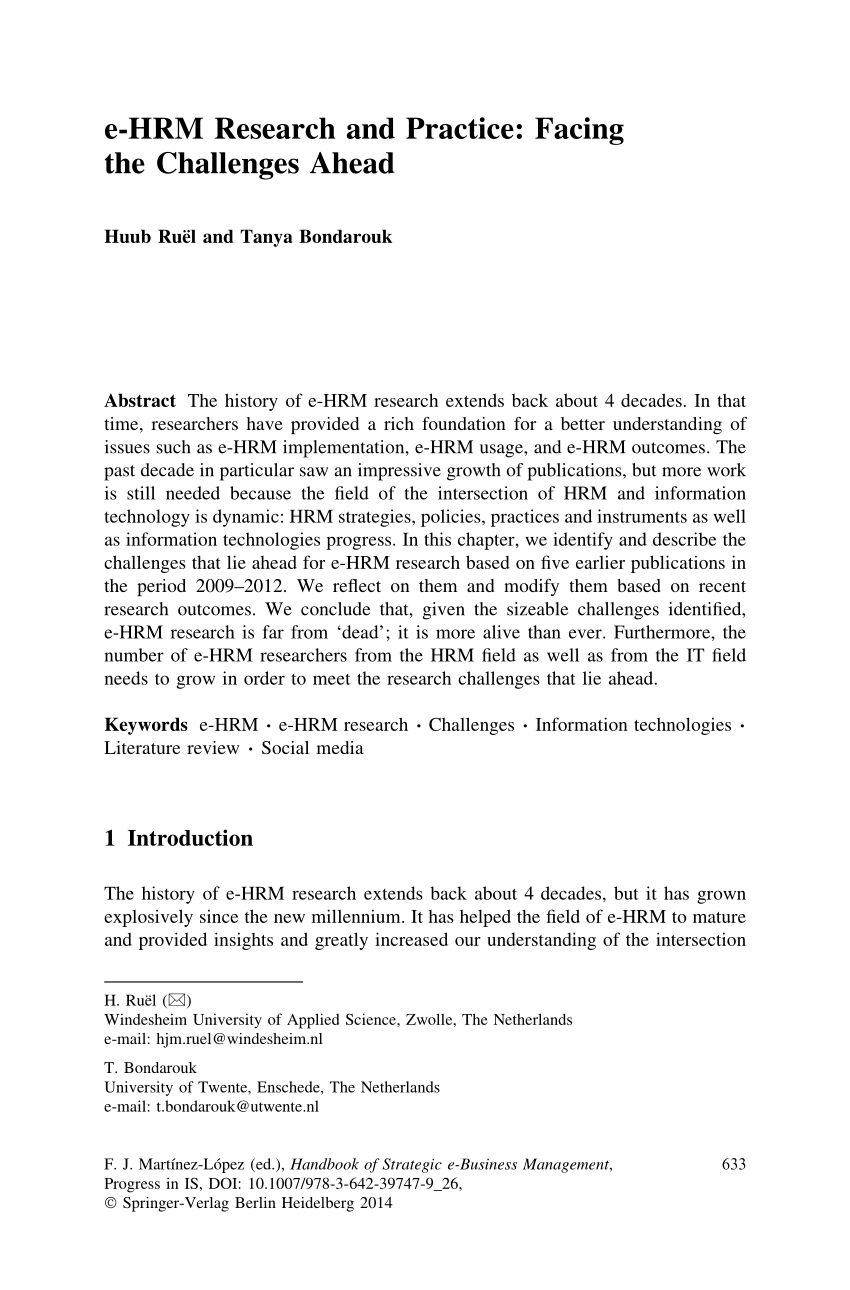 hrm research project pdf
