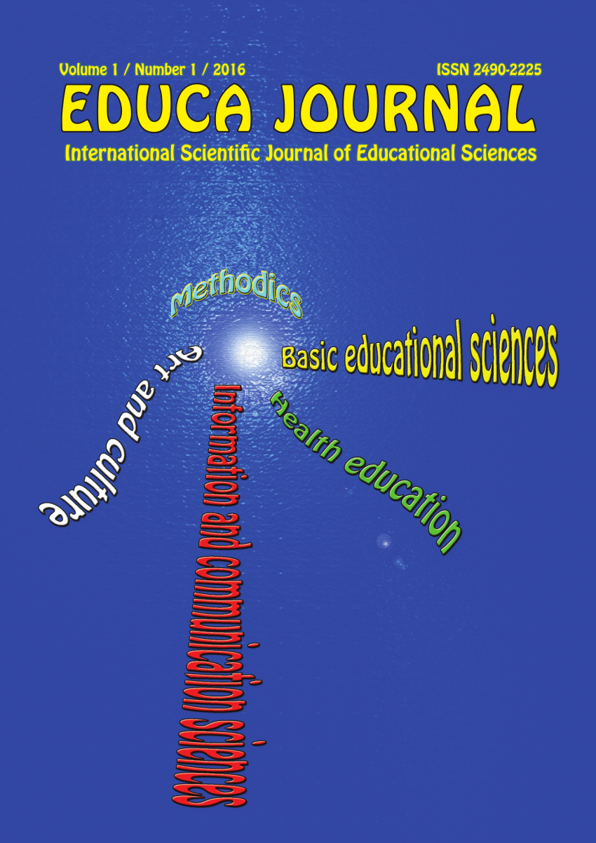 (PDF) ABOUT EDUCA JOURNAL INTERNATIONAL SCIENTIFIC JOURNAL OF