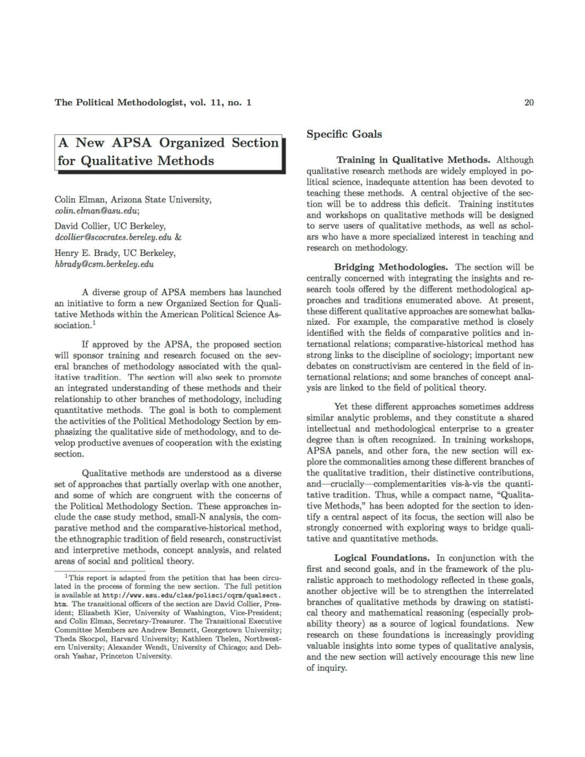 dissertation qualitative methods section