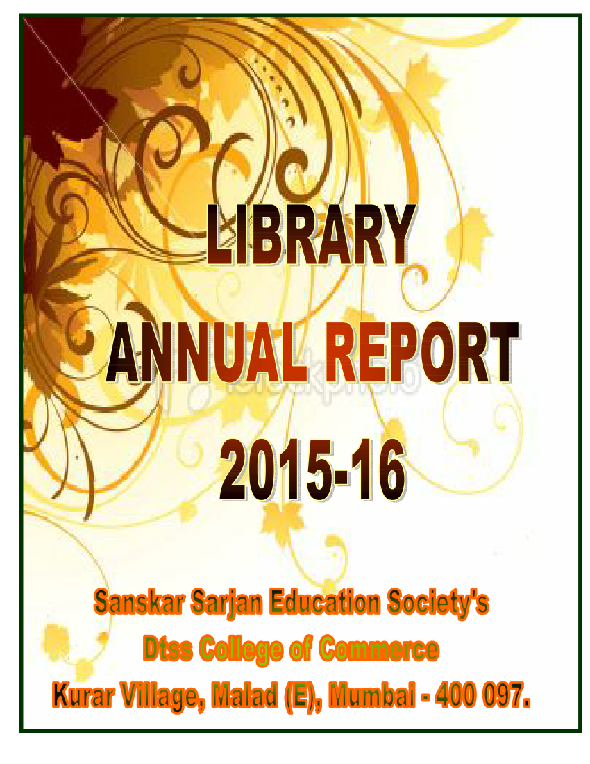 (PDF) Library Annual Report 2015-16