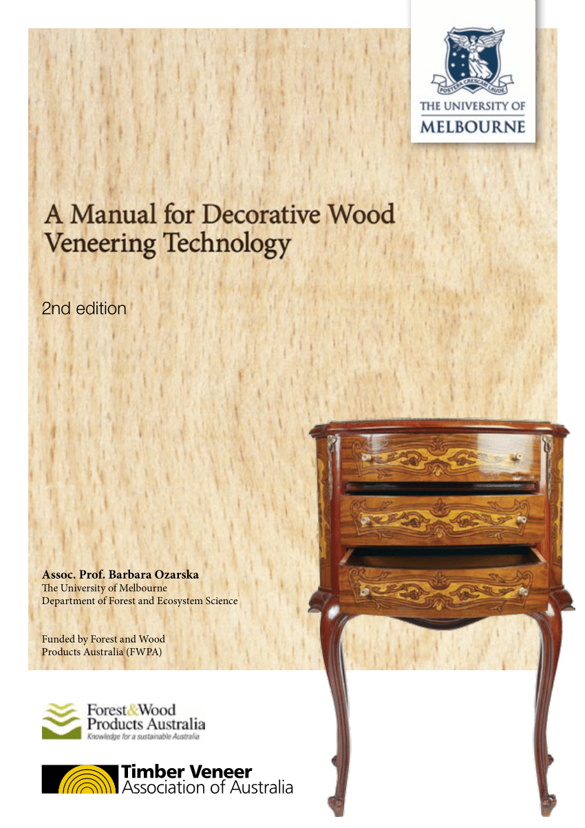 Pdf A Manual For Decorative Wood Veneering Technology