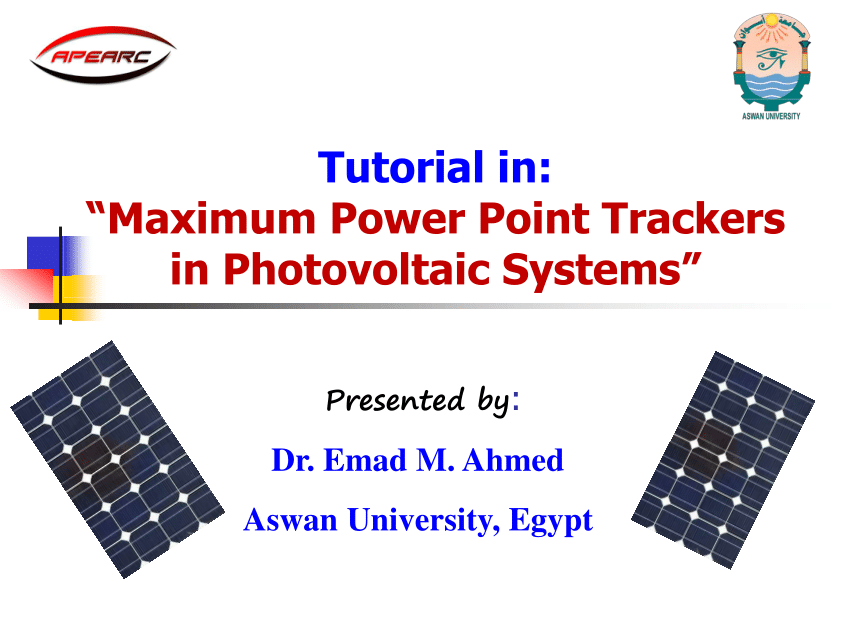 (PDF) Maximum Power Point Trackers in Photovoltaic Systems