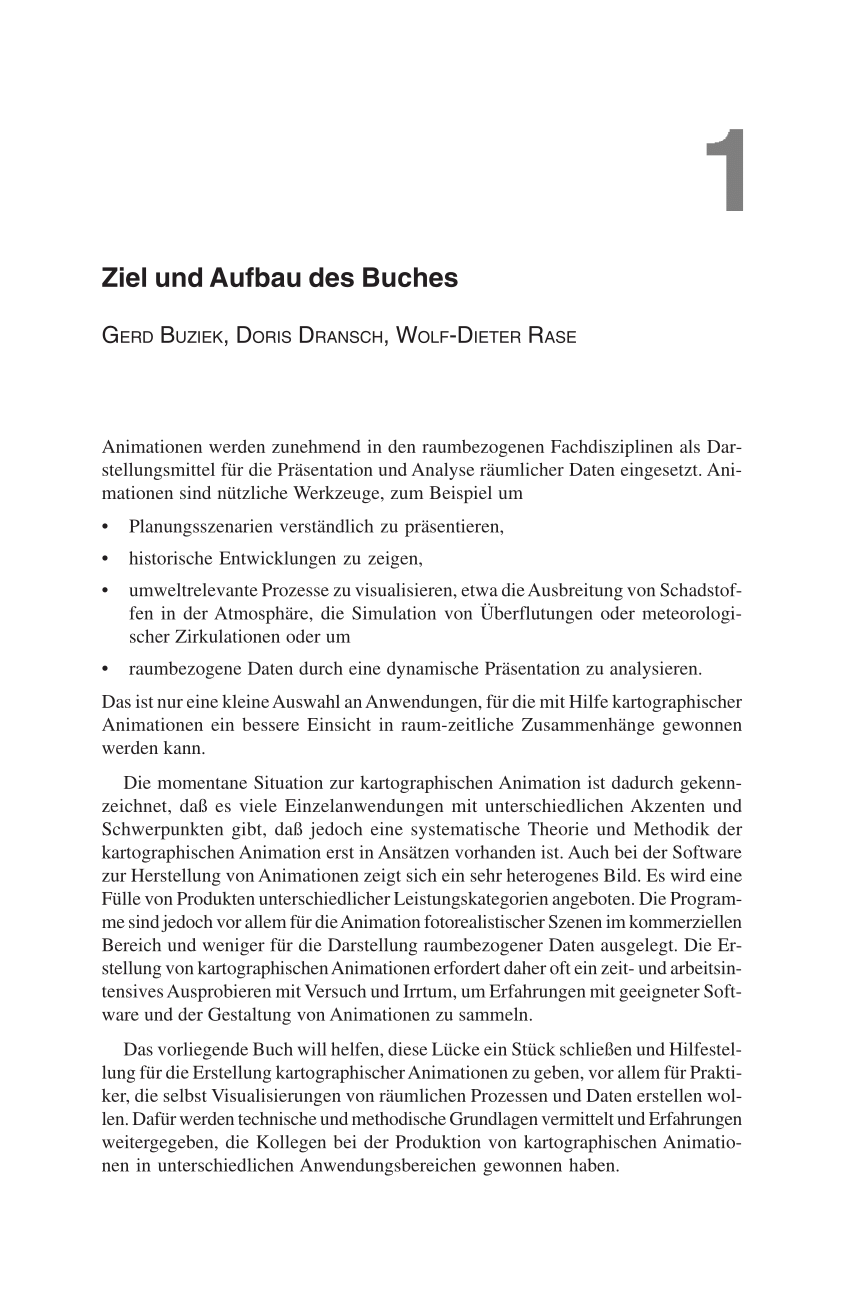 Pdf Ziel Und Aufbau Des Buches