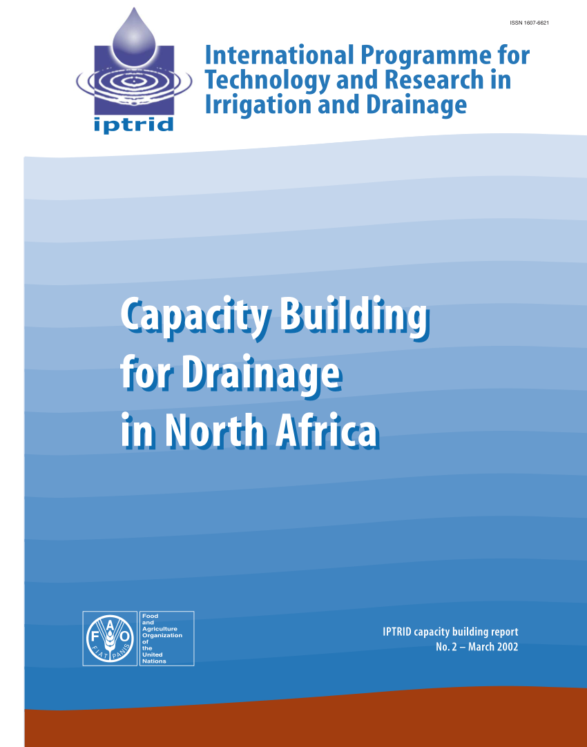 PDF) Drainage status and capacity building needs in Algeria