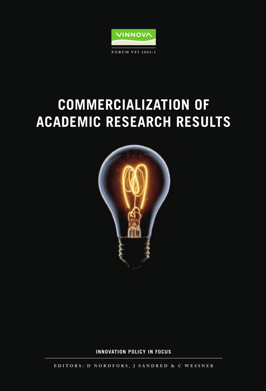 commercialization of research results