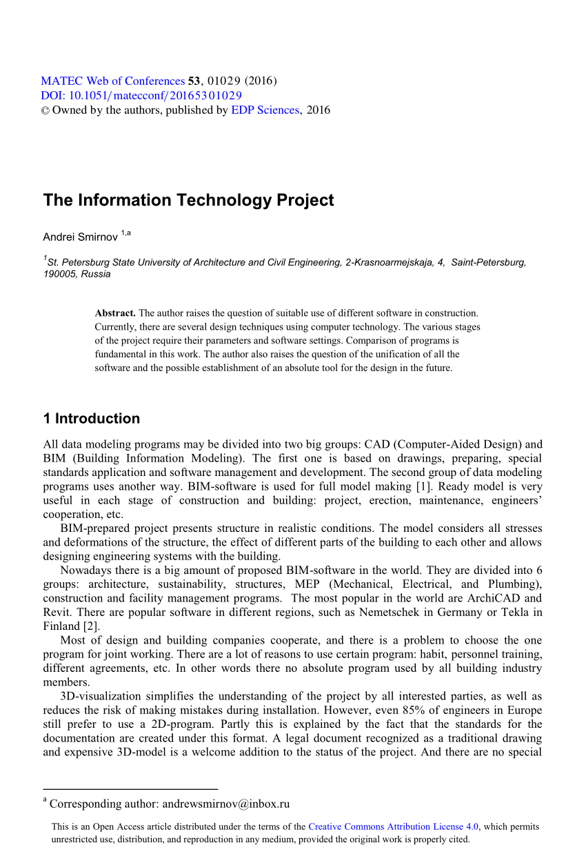research proposal in information technology pdf