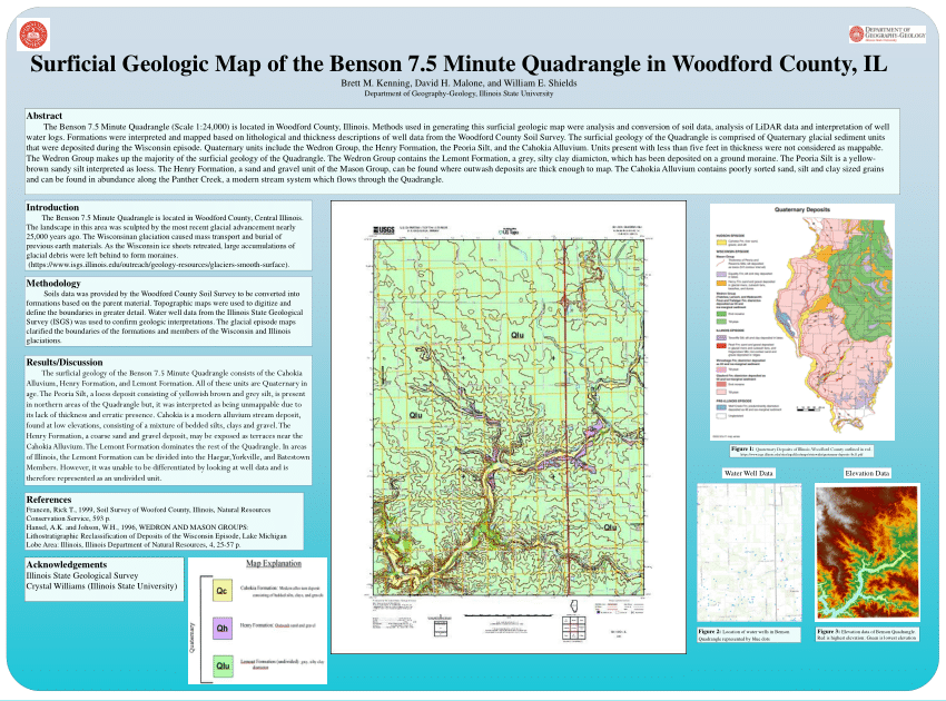 Pdf Surficial Geologic Map Of The Benson 75 Minute Quadrangle In Woodford County Il 0077