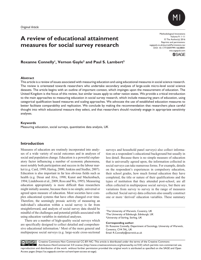 thesis about educational attainment