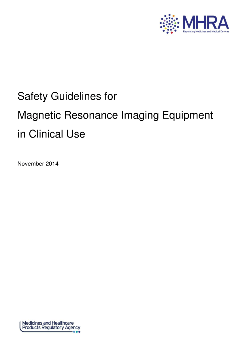 ACPSEM position paper: the safety of magnetic resonance imaging