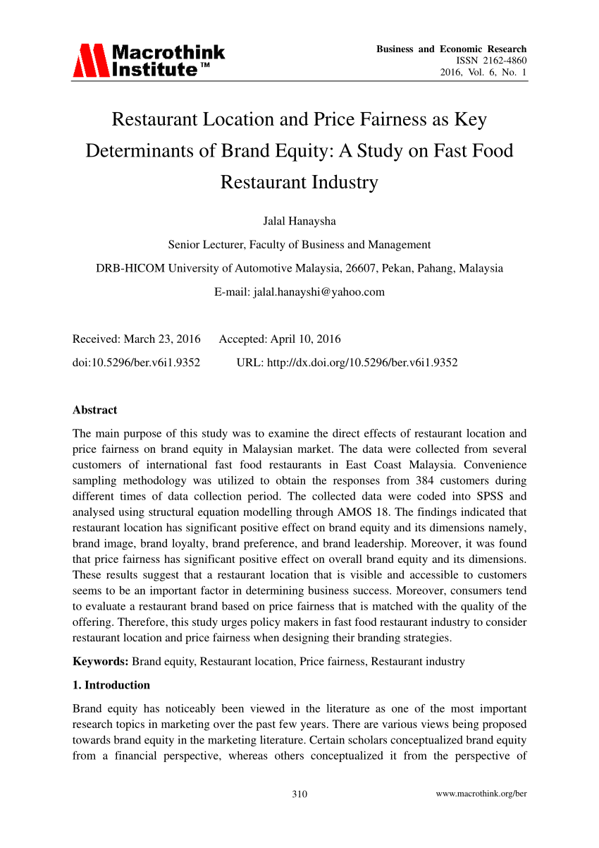 research paper on restaurant management system