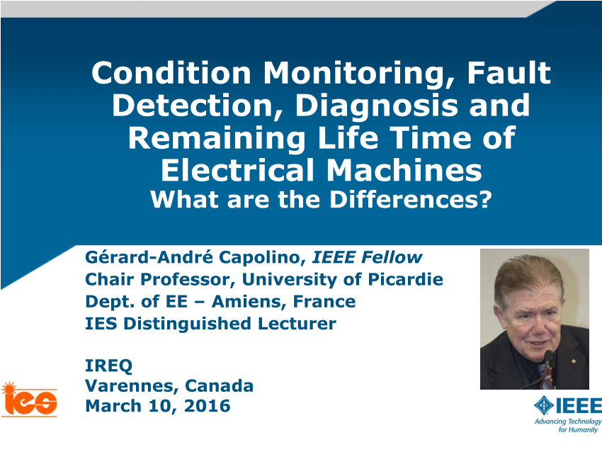 case study on condition monitoring and fault diagnosis