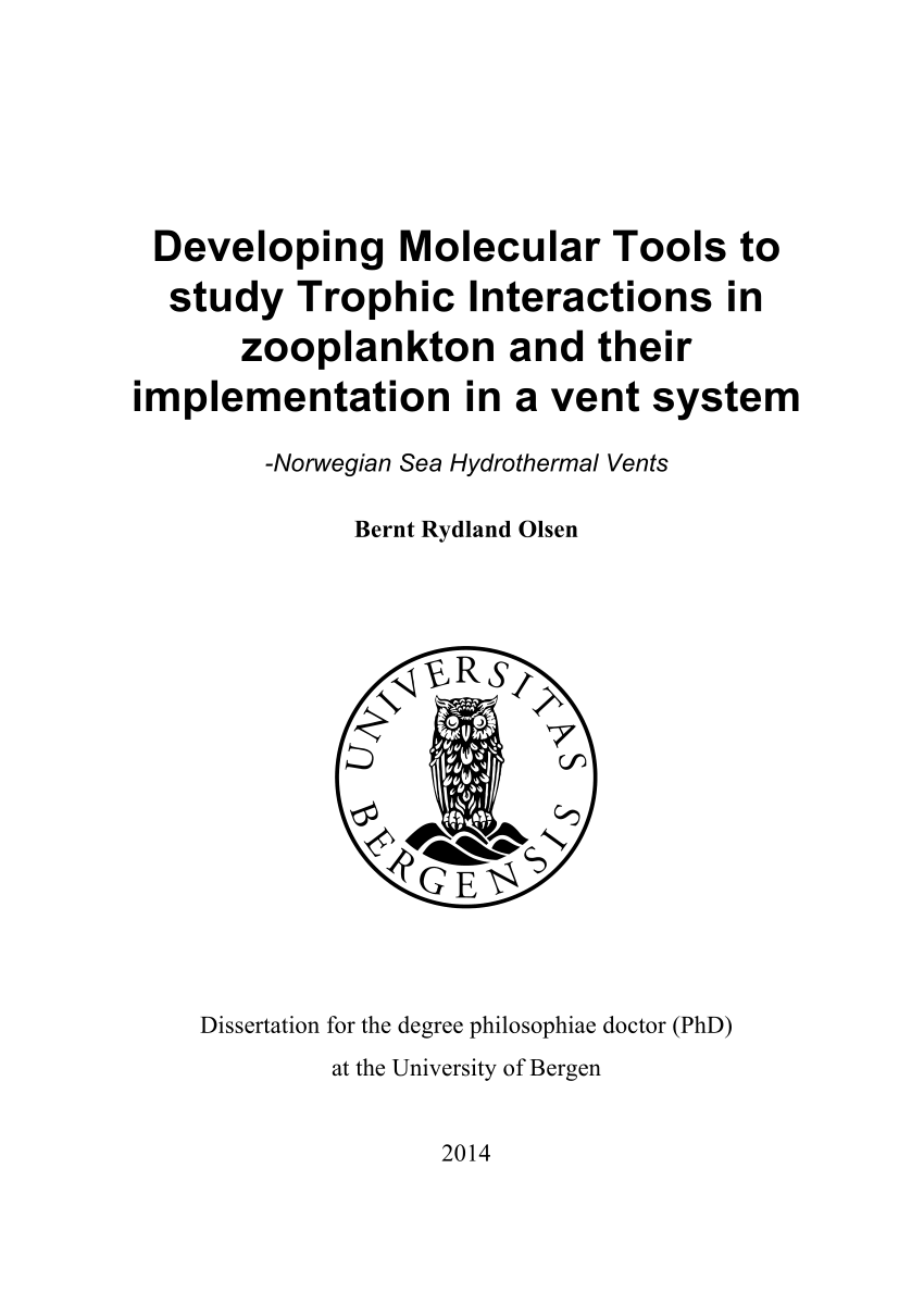 thesis on zooplankton