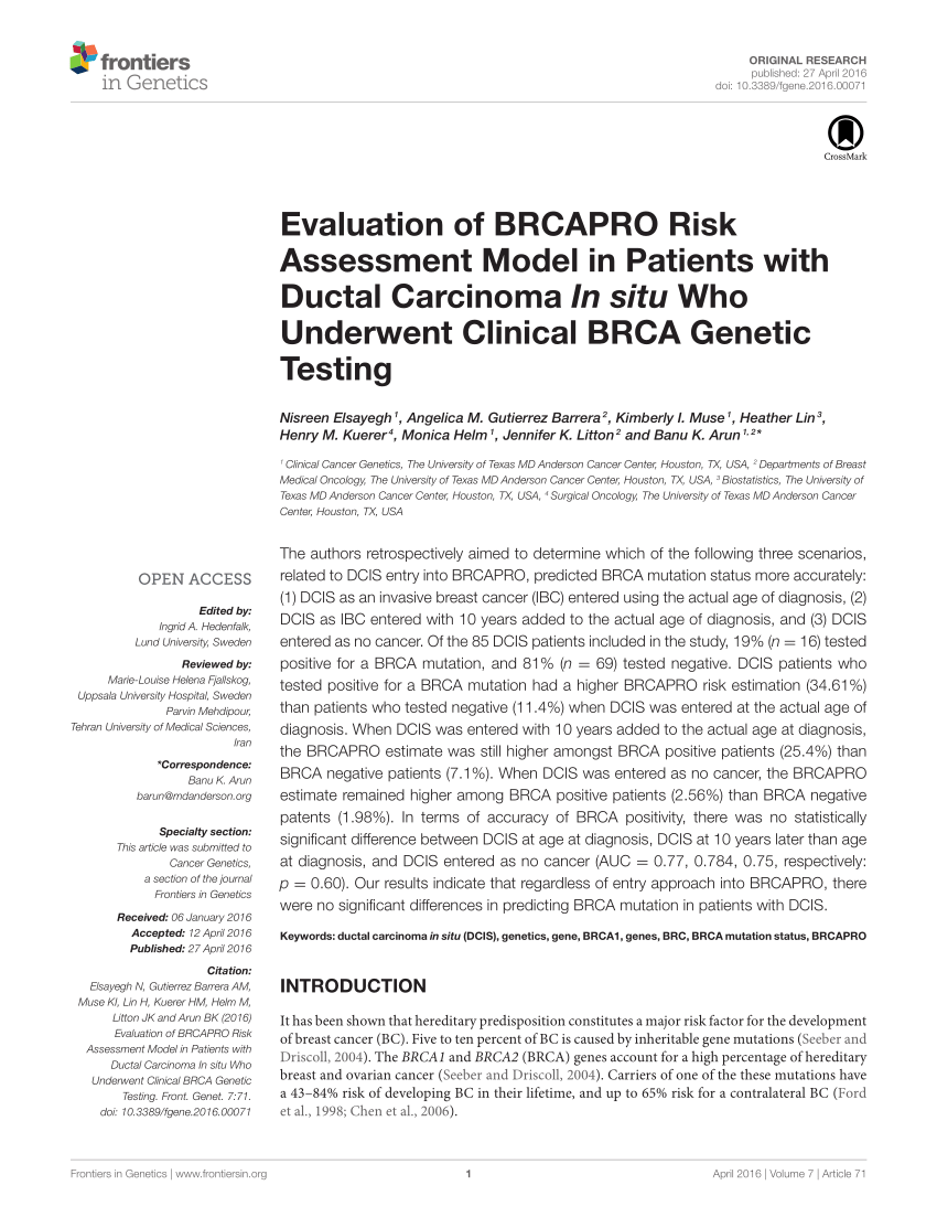 pdf-evaluation-of-brcapro-risk-assessment-model-in-patients-with-ductal-carcinoma-in-situ-who