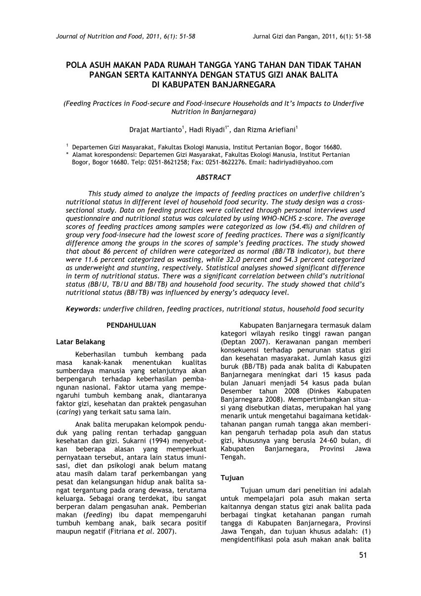 Ekologi Pangan Dan Gizi Pdf