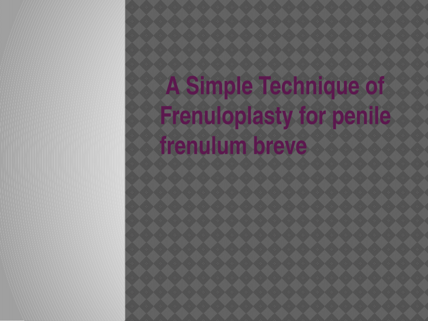 Penis breve Category:Frenulum of