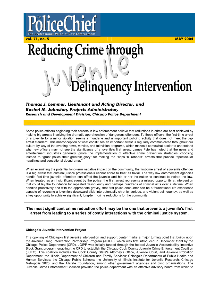 research proposal on juvenile delinquency
