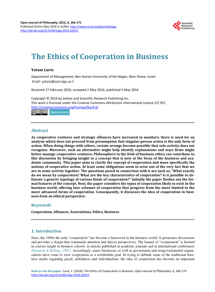 case study about cooperation