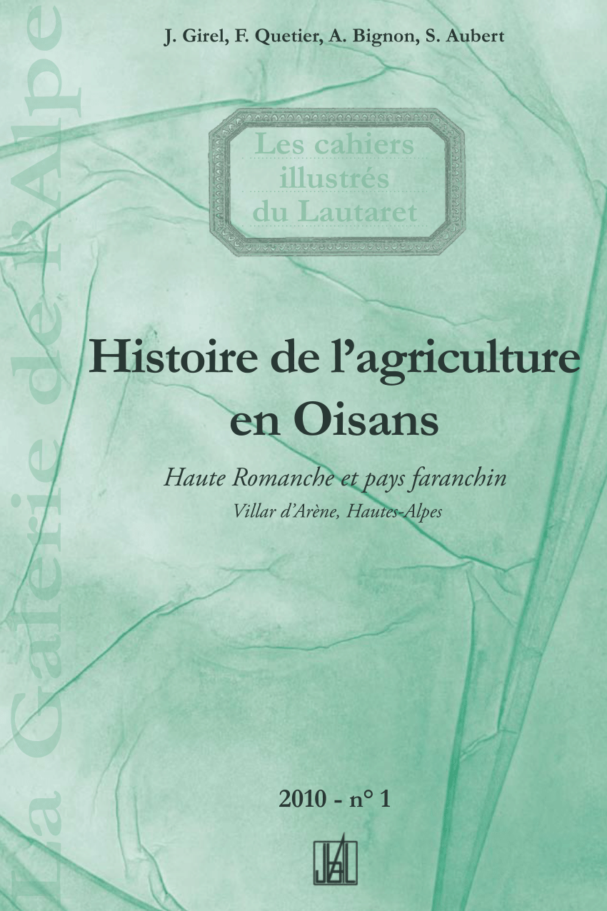 (PDF) Histoire de l'agriculture en Oisans (Haute Romanche et pays