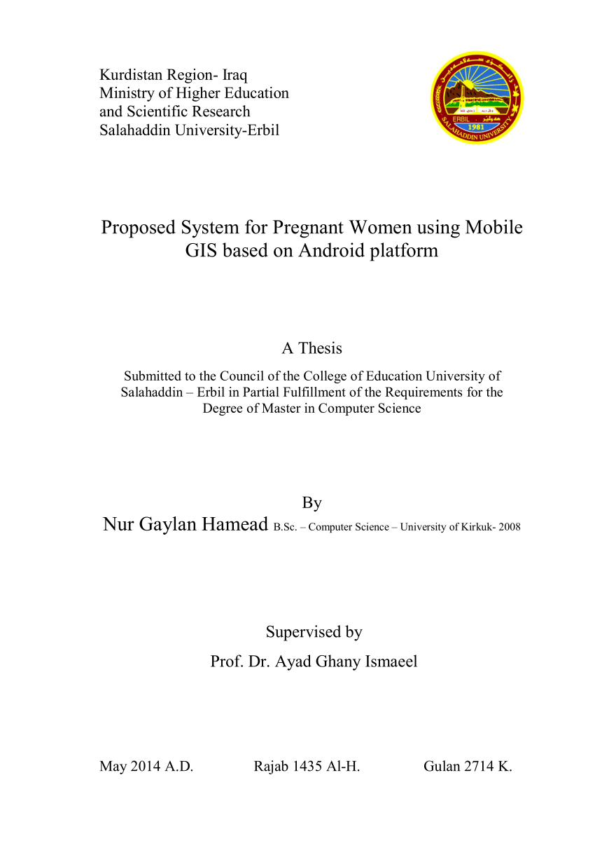 Pdf Proposed System For Pregnant Women Using Mobile Gis Based On Android Platform