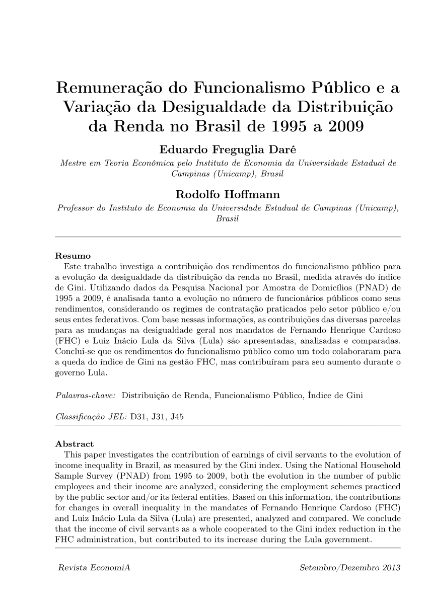 PDF) Quão heterogêneo é o setor público no Brasil? Uma análise das  diferenças salariais entre os poderes executivo, legislativo e judiciário.