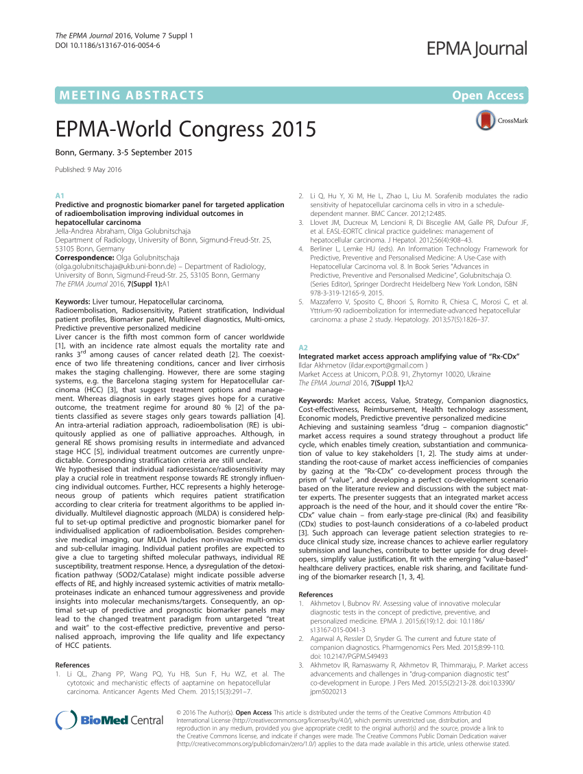 PDF) EPMA-World Congress 2015 Bonn, Germany