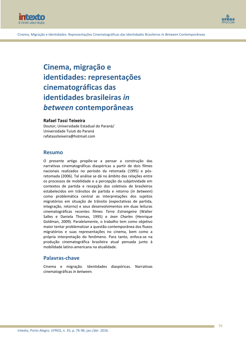 PDF) A ESTÉTICA DO FEMININO NO CINEMA DE KARIM AÏNOUZ