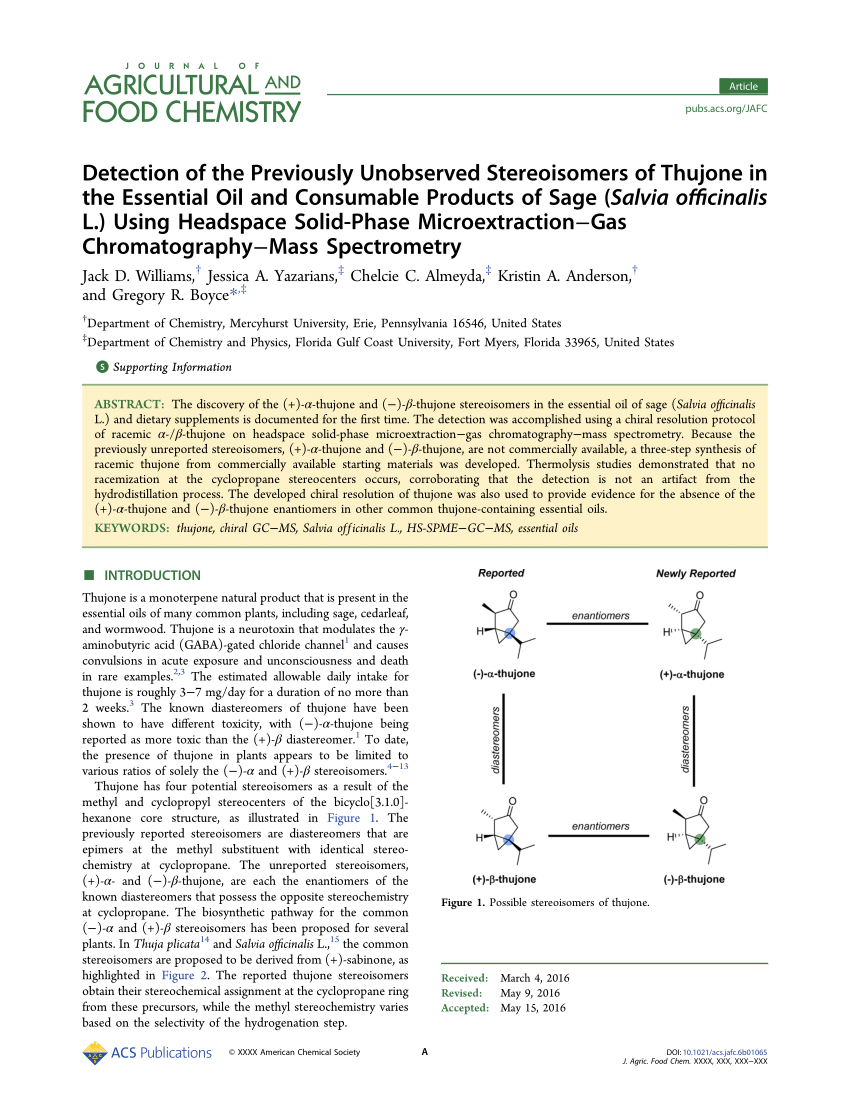 PDF Detection of the Previously Unobserved Stereoisomers of  