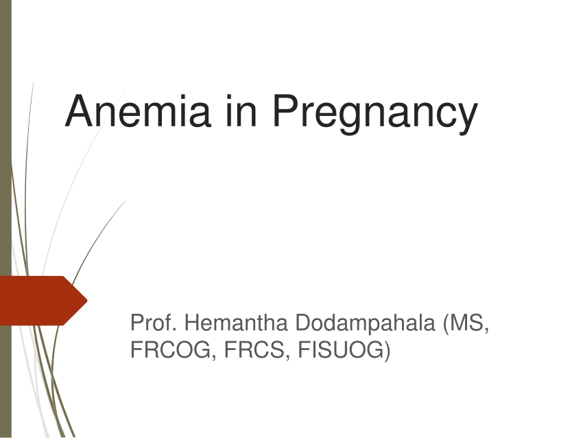 research proposal on anaemia in pregnancy pdf