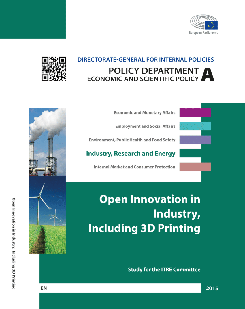 Pdf Open Innovation In Industry Including 3d Printing