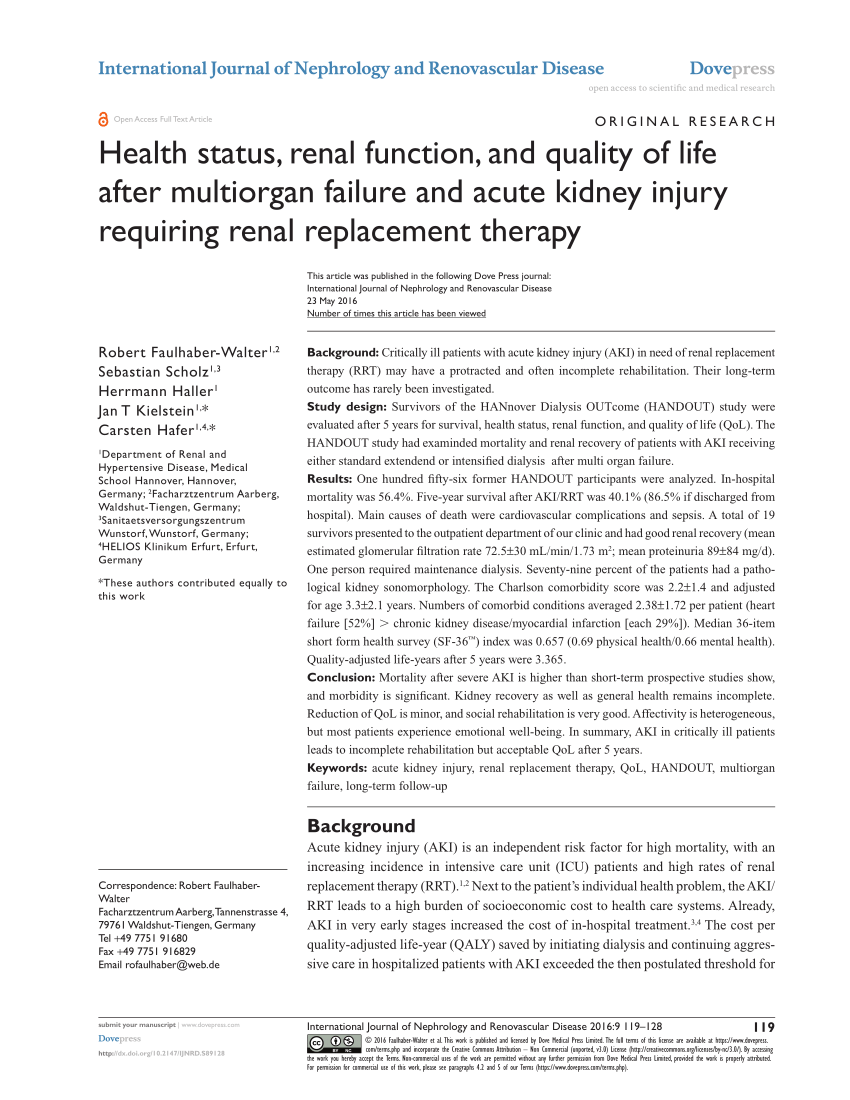 (PDF) Health status, renal function, and quality of life after ...