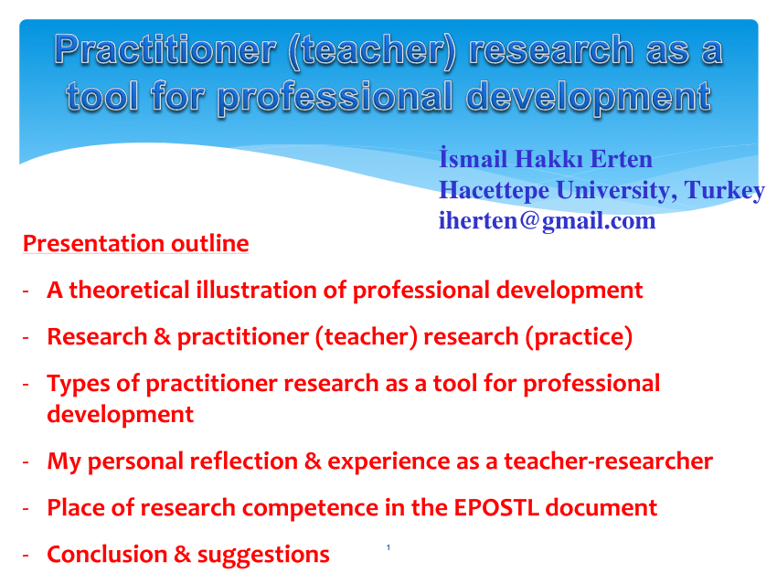 professional development research papers