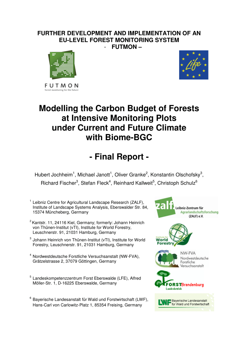 PDF) The carbon budget under current and future climate