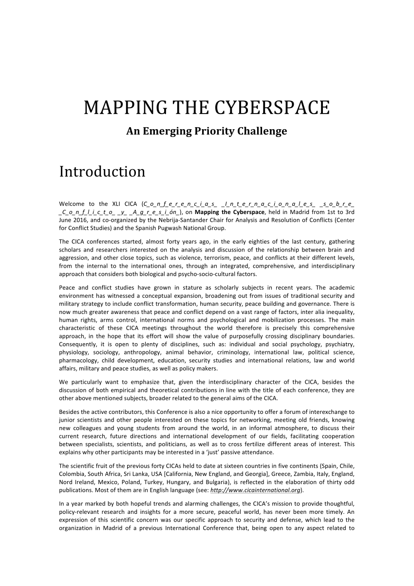 cyberspace essay introduction